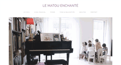 Desktop Screenshot of matou-enchante.com